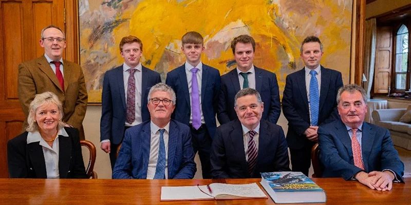 Minister Paschal Donohoe addresses UCC Economics Society