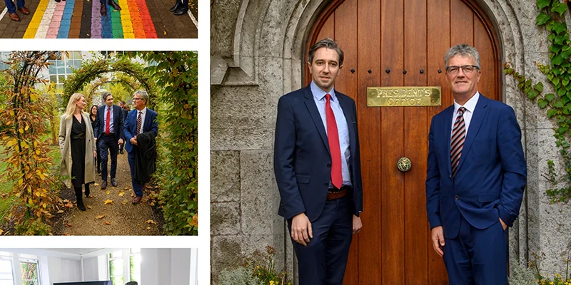 Visit from Minister Simon Harris to UCC