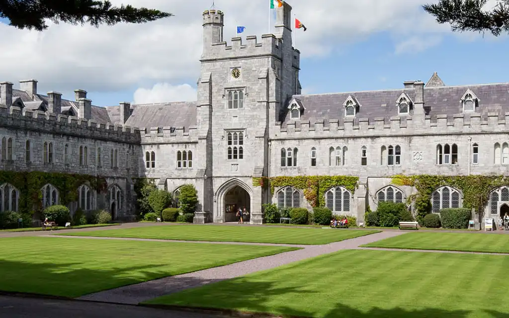 Image of the main quadrangle building at UCC