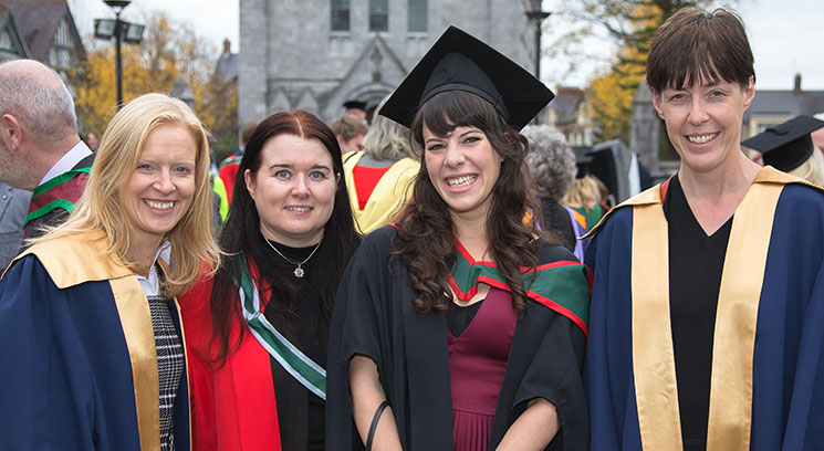Dr Lesley Cotter, Department of Biological Sciences, Cork Institute of Technology; Dr Sinead Kerins, School of Biochemistry and Cell Biology, UCC; BSc in Biomedical Science graduate, Maite Devos Lozano; and Dr Brigid Lucey, Department of Biological Sciences, Cork Institute of Technology.