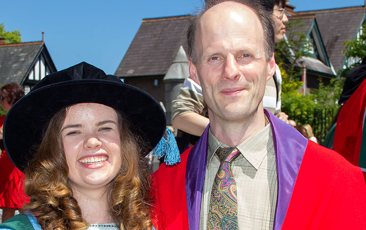 Dr Maura Hannon and Professor Tommie McCarthy, PhD Conferrings, School of Biochemistry and Cell Biology