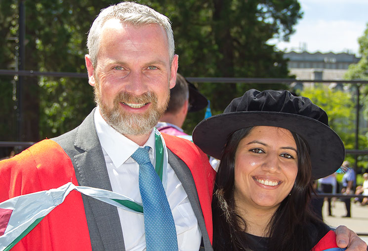 Dr Justin McCarthy and Dr Jyoti Chibber, PhD Conferrings, School of Biochemistry and Cell Biology