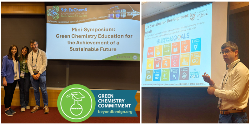 Green Chemistry Mini-Symposium organised by Dr Gillian Collins at EuChemS Chemistry Congress in Dublin