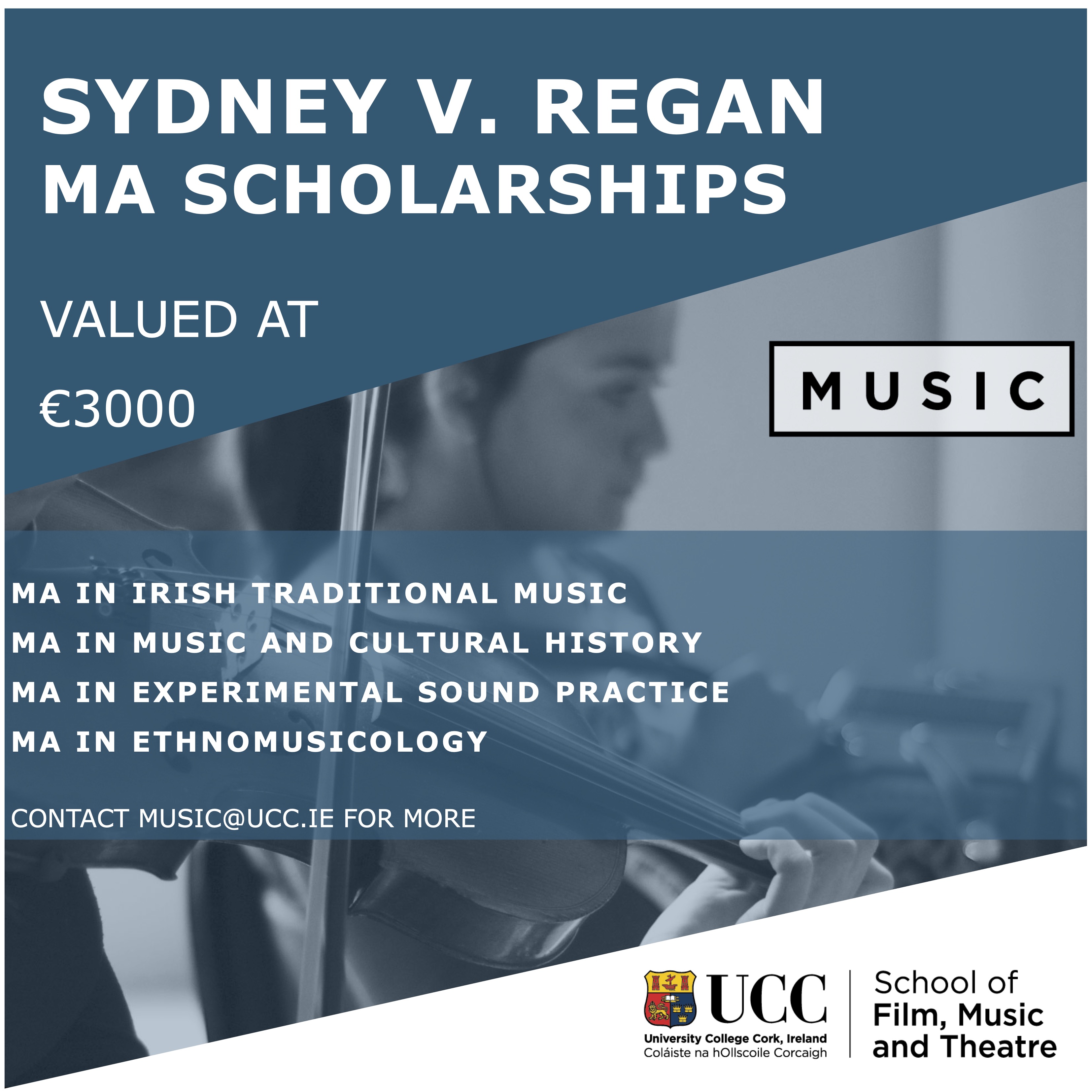 2024-25 Sydney V. Regan MA Scholarships