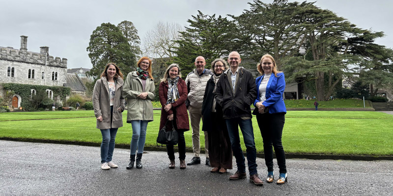 Members of the SENSITISE team at the Quad, UCC.