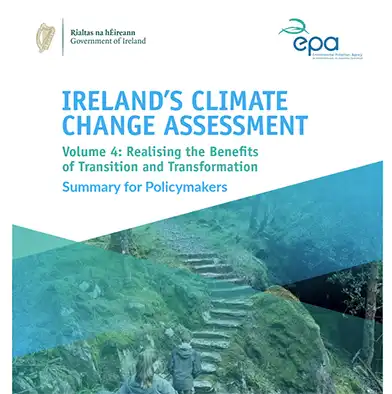 Cover of Irelands Climate Change Assessment Volume 4 – Realising the benefits of transition and transformation