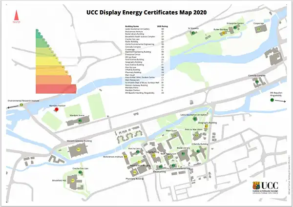 DEC Energy map of UCC campus