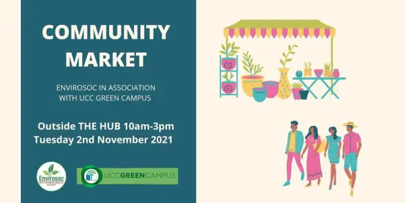 Community Market - 2nd November -10am-3pm outside The Hub. 