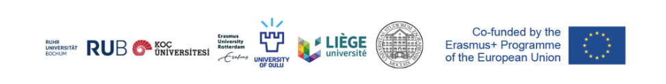Logos of Ruhr University Bochum, Koç University, Erasmus University Rotterdam, University of Liège, Zagreb University
